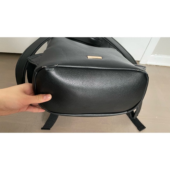 Aldo Black Faux Leather Backpack - Picture 3 of 3